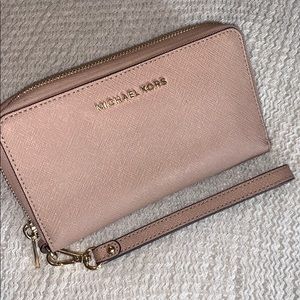 Mauve Michael Kors wallet